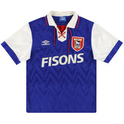 1992-94 Ipswich Umbro Home Shirt XL