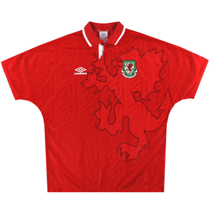1992-94 Wales Umbro Home Shirt S