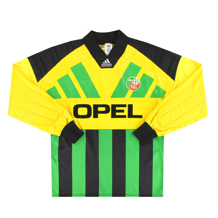 1992-94 Ireland adidas Goalkeeper Shirt #1 L
