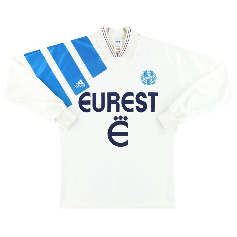 1993-94 Olympique Marseille adidas Home Shirt L/S