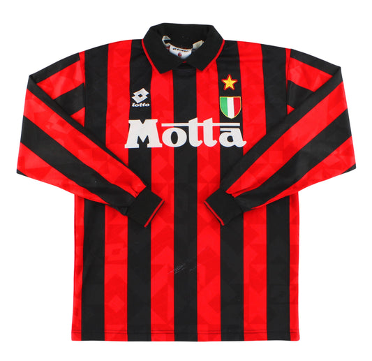 1993-94 AC Milan Lotto Home Shirt L/S
