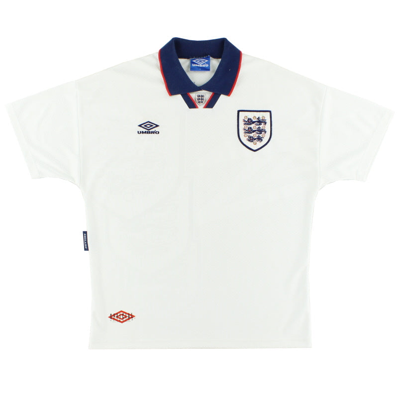 1993-95 England Umbro Home Shirt L