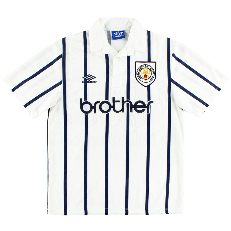 1993-95 Manchester City Umbro Third Shirt L