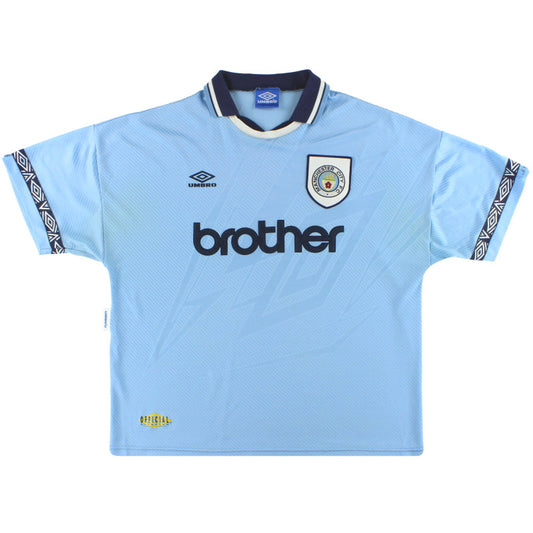 1993-95 Manchester City Umbro Home Shirt XL