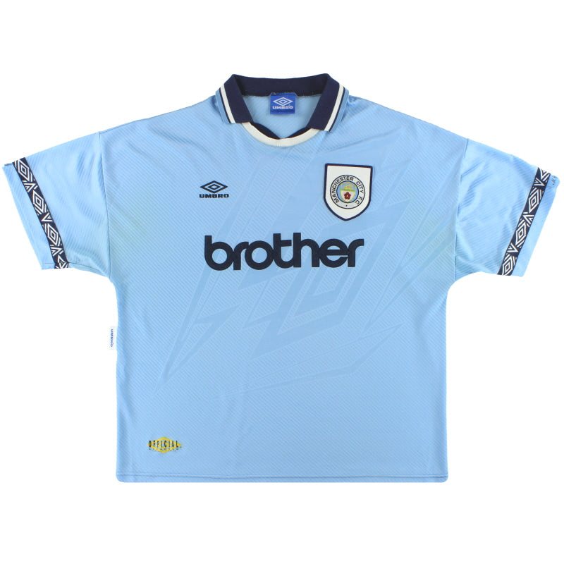 1993-95 Manchester City Umbro Home Shirt XL