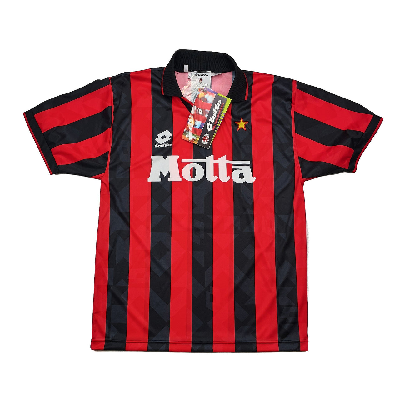 1993/94 AC Milan Maldini #3 *BNWT* Home Shirt (L) Lotto