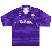 1994-95 Fiorentina Uhlsport Player Issue Home Shirt L/S