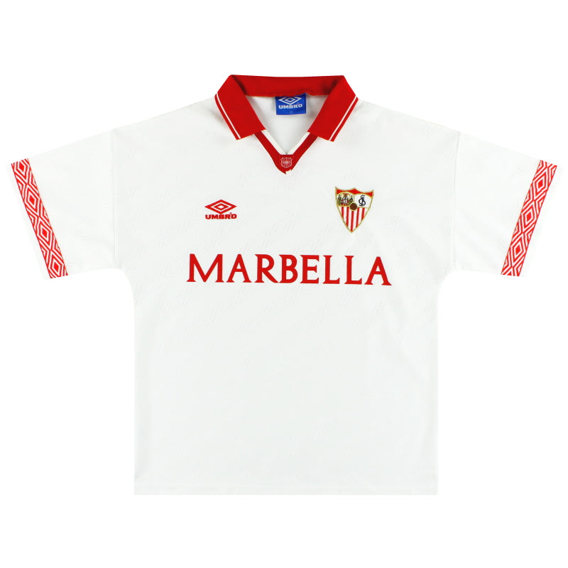 1994-95 Sevilla Umbro Home Shirt L