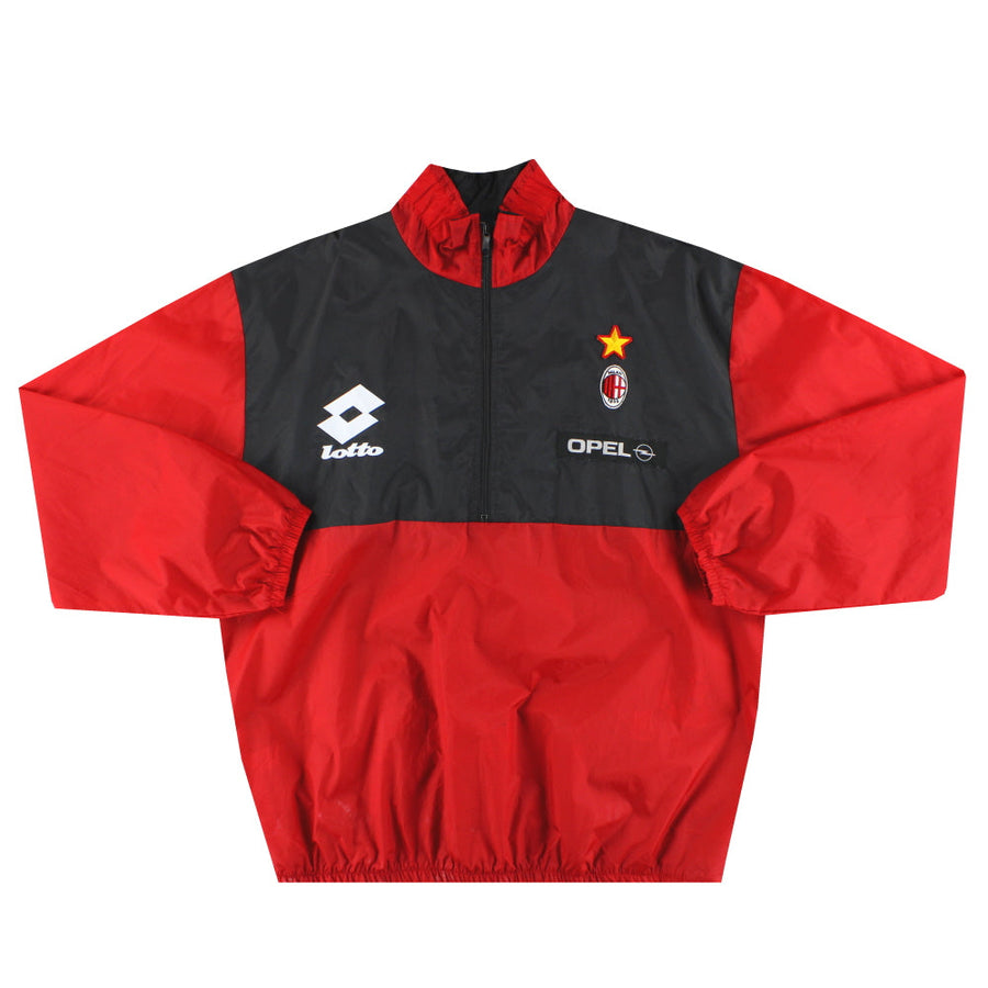1994-95 AC Milan Lotto 1/2 Zip Windbreaker XL