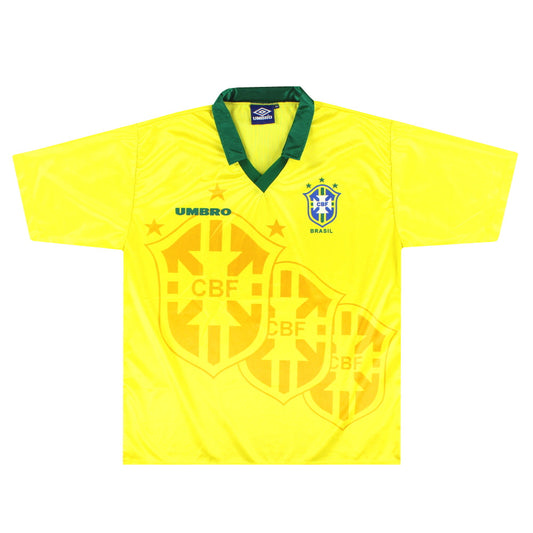 1994-95 Brazil Umbro Basic Home Shirt XL