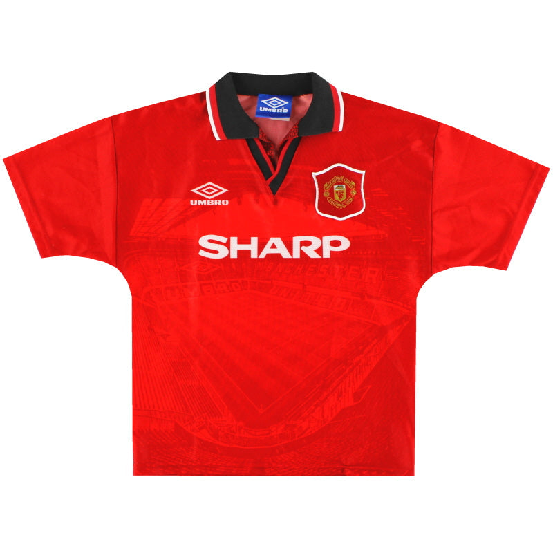 1994-96 Manchester United Umbro Home Shirt M
