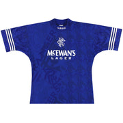 1994-96 Rangers adidas Home Shirt L