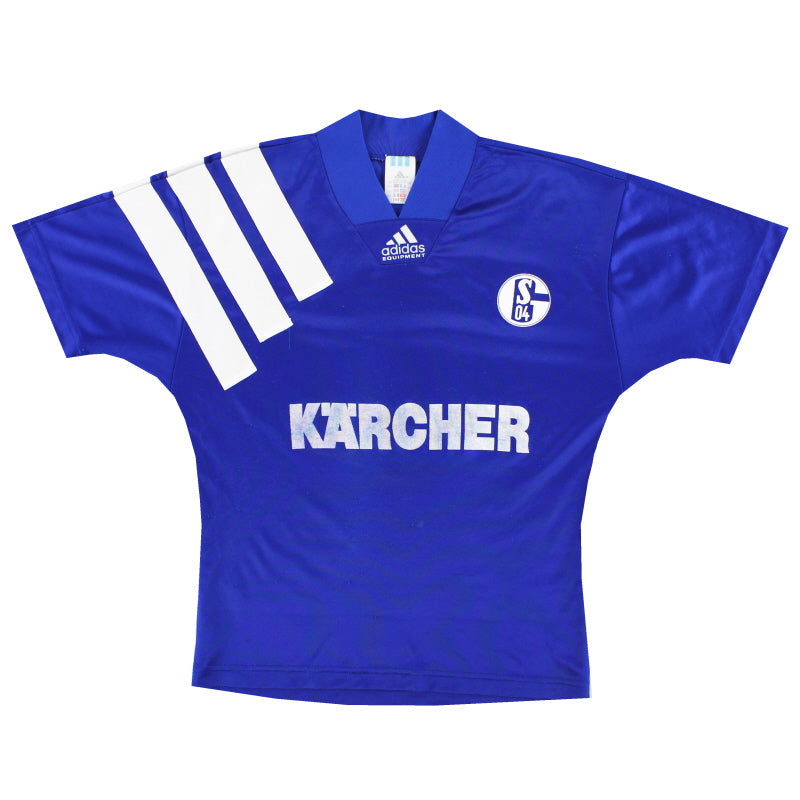 1994-96 Schalke adidas Home Shirt L