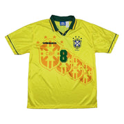 1994 Brazil Dunga #8 Home Shirt (XL) Umbro
