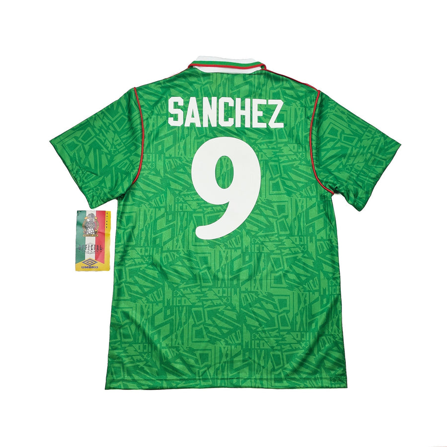 1994 Mexico Sanchez #9 *BNWT* Home Shirt (M) Umbro