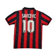 1994/95 AC Milan Savicevic #10 Home Shirt (M) Lotto