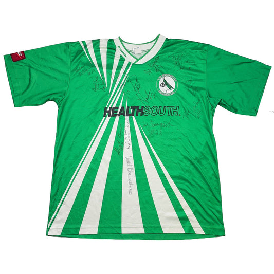 1994/95 BIRMINGHAM GRASSHOPPERS #2 *SQUAD SIGNED* HOME SHIRT (XL) PUMA