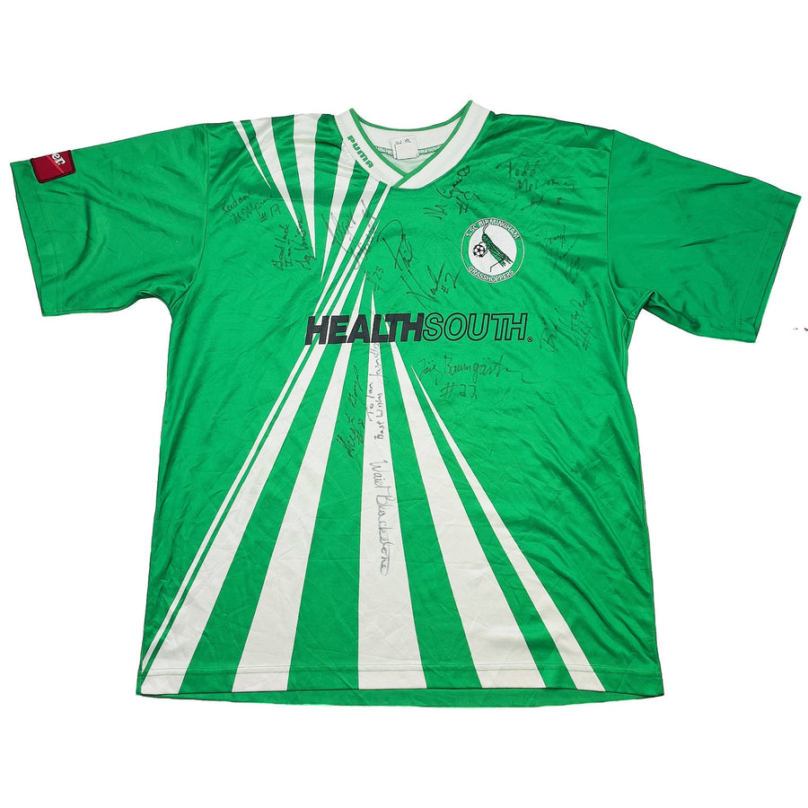 1994/95 Birmingham Grasshoppers #2 *Squad Signed* Home Shirt (XL) Puma