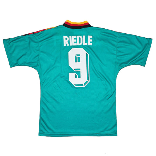 1994/96 GERMANY RIEDLE #9 AWAY SHIRT (M) ADIDAS