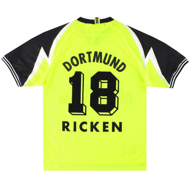 1995-96 Borussia Dortmund Nike Home Shirt Ricken #18 M