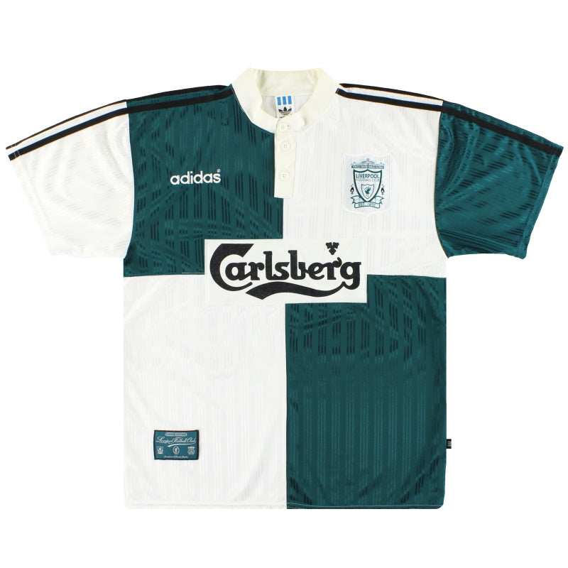 1995-96 Liverpool adidas Away Shirt *Mint* L