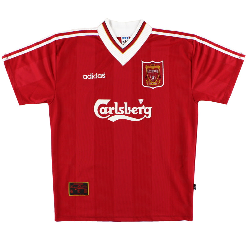 1995-96 Liverpool adidas Home Shirt *Mint* S