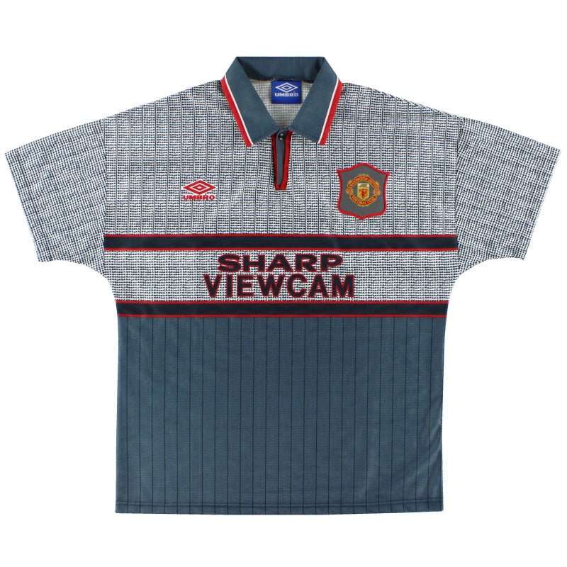 1995-96 Manchester United Umbro Away Shirt *Mint* L