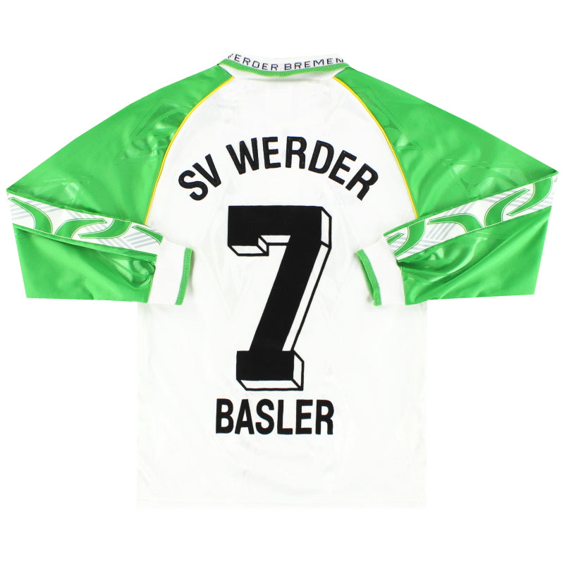1995-96 Werder Bremen Puma Home Shirt Basler #14 L/S