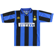 1995-96 Inter Milan Umbro Basic Home Shirt S