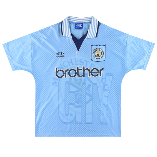 1995-97 Manchester City Umbro Home Shirt L