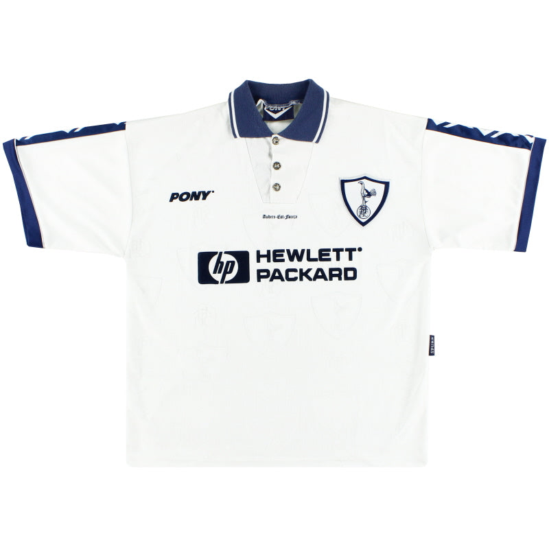1995-97 Tottenham Pony Home Shirt XXL - Classic Football Kit
