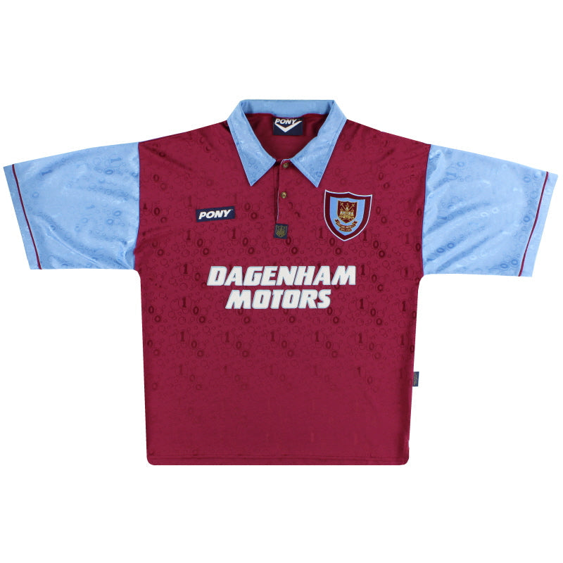 1995-97 West Ham Pony Centenary Home Shirt M