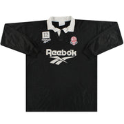 1995-97 Bolton Reebok Player Issue Polo Shirt L/S #12 XL