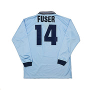 1995/96 Lazio Fuser #14 *Match Issue* L/S Home Shirt (L) Umbro