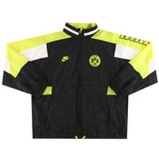1996-97 Borussia Dortmund Nike Hooded Rain Jacket S