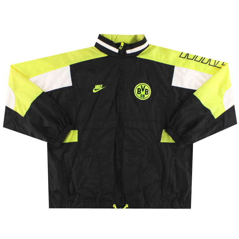1996-97 Borussia Dortmund Nike Hooded Rain Jacket S