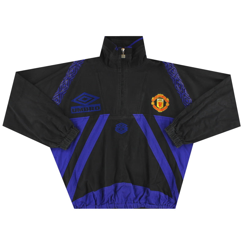 1996-97 Manchester United Umbro 1/2 Zip Track Jacket M