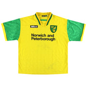 1996-97 Norwich City Mitre Home Shirt M