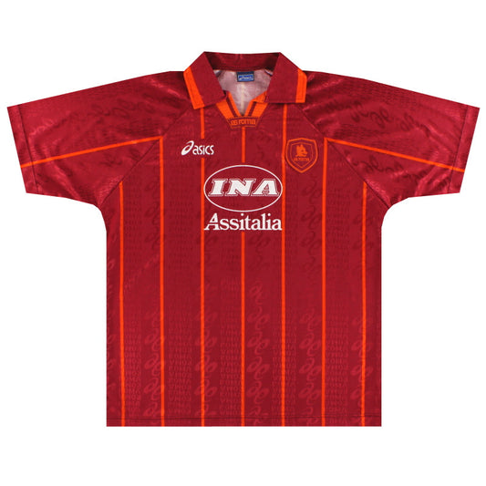 1996-97 Roma Asics Home Shirt XL