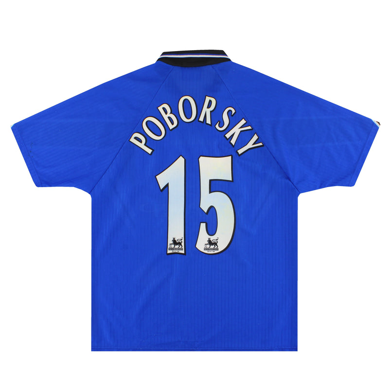 1996-97 Manchester United Umbro Third Shirt Poborsky #15 L