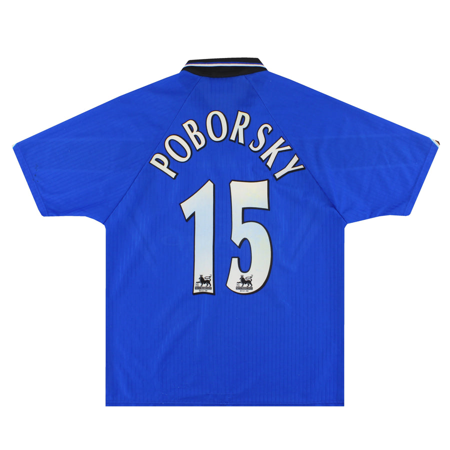 1996-97 Manchester United Umbro Third Shirt Poborsky #15 L