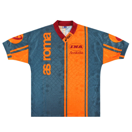 1996-97 Roma Asics Training Shirt *Mint* XL