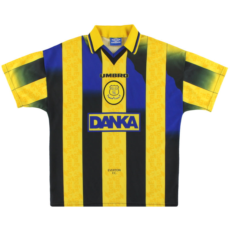 1996-98 Everton Umbro Away Shirt *Mint* L
