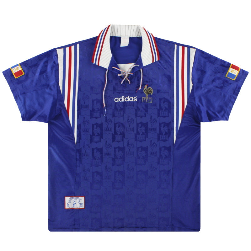 1996-98 France adidas Home Shirt XL