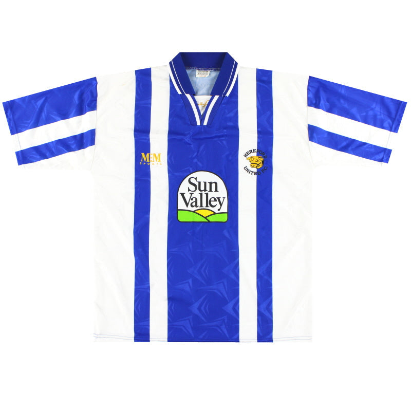 1996-98 Hereford Third Shirt *As New* L
