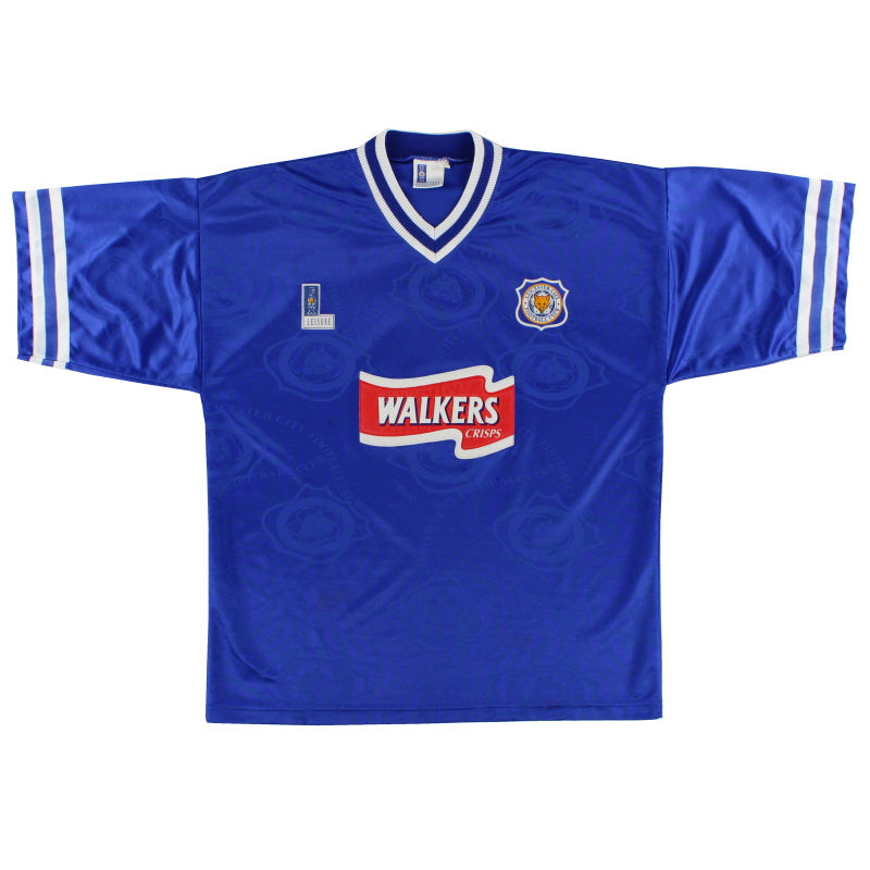 1996-98 Leicester Fox Leisure Home Shirt S