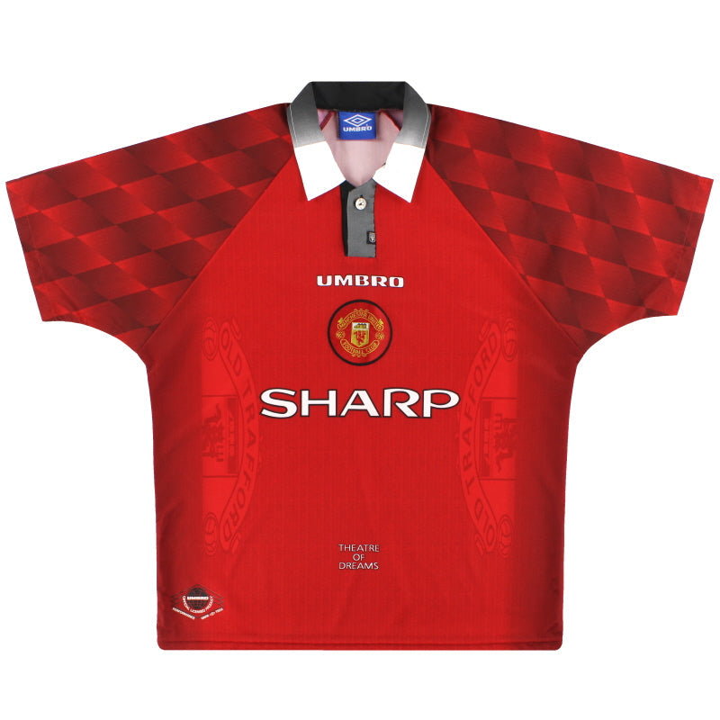 1996-98 Manchester United Umbro Home Shirt XL