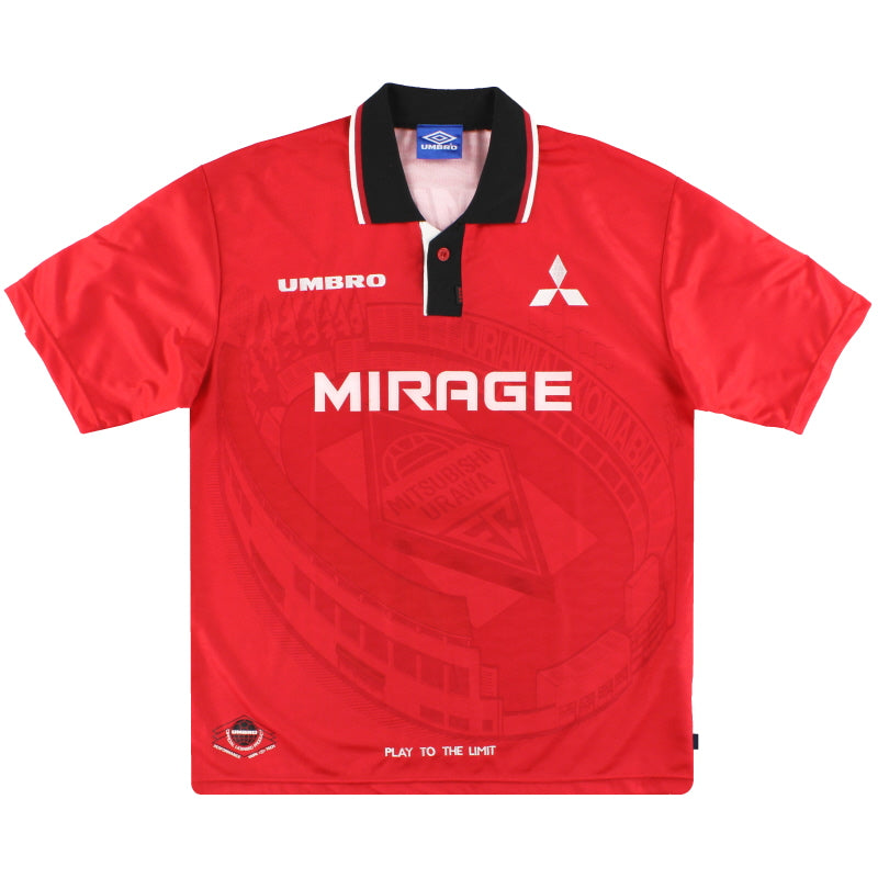 1996-98 Urawa Red Diamonds Umbro Home Shirt M