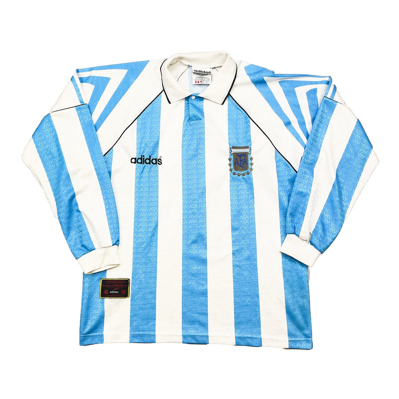 1996 Argentina L/S Home Shirt (L) Adidas