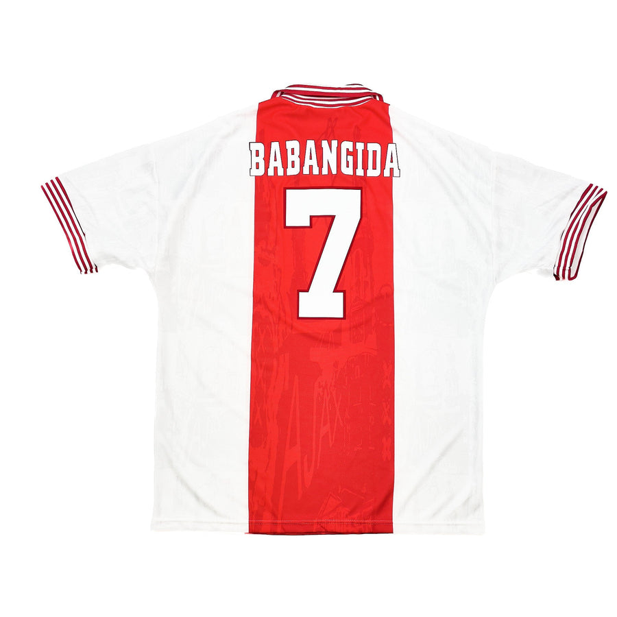 1996/97 Ajax Babangida #7 *BNWOT* Home Shirt (XL) Umbro